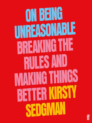 cover image of On Being Unreasonable